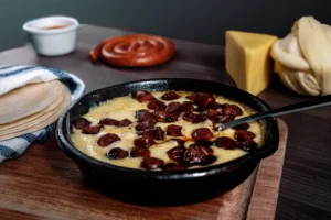 Queso Fundido con Chistorra